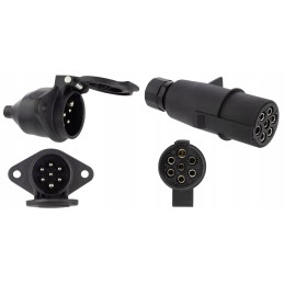 Socket plug 24v 7 pin type n semi-trailer trailer