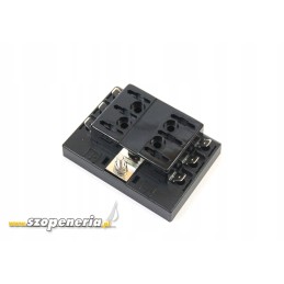 Fuse strip with 6 outputs in a 150a housing