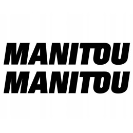 Stickers forklift inscription manitou 40 cm