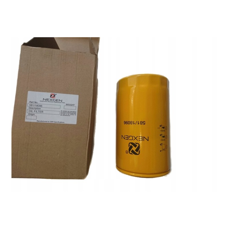 Engine oil filter jcb js260 js200 581 18096