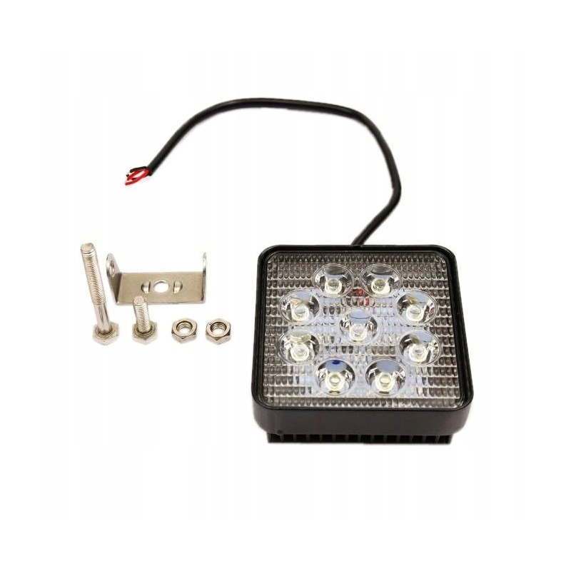 Work lamp 27w 9 32v square wl5027 flood