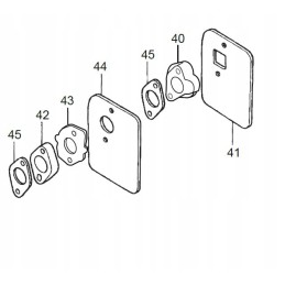 Honda gx100 carburetor gasket 16212 z0d v00