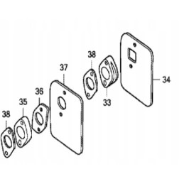 Honda gx100 carburetor manifold 16213 z0d v00