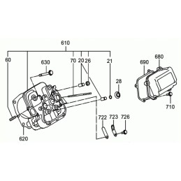 Wacker wm410 valve seal 0205571