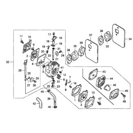 Honda gx100 carburetor gasket 16221 z0d v00