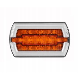 Front combination lamp, direction position, excavator