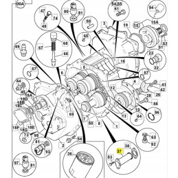 Gearbox strainer jcb backhoe