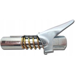 Lubricator hose end, locking lever, M10x1