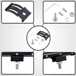 Led 360w halogen searchlight work lamp 10v12v 24v