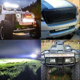 Led 360w halogen searchlight work lamp 10v12v 24v