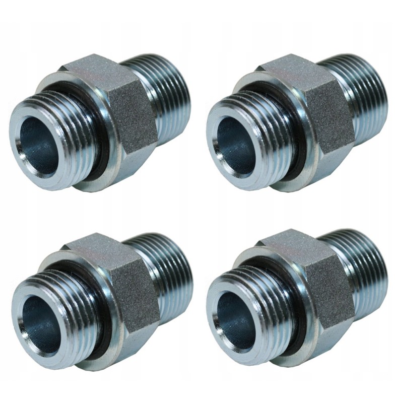 Connections to a 1-section hydraulic distributor, 80l