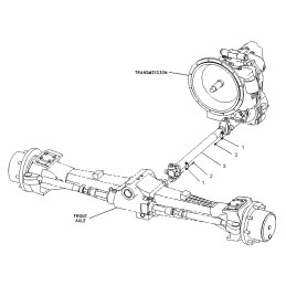 Cross shaft cat th3510d th357d 3926301 nex