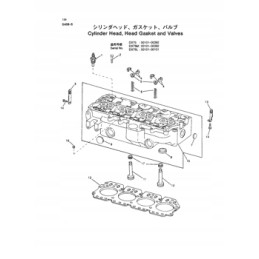 Valve seat insert hitachi dx75 lx100 5 dx75m