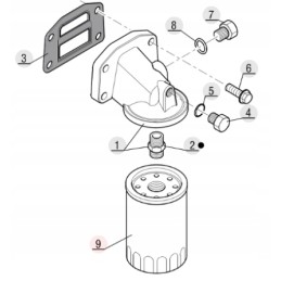 Original Manitou 133755 engine oil filter