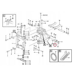 Bolt Volvo BL71 mounting tailstock boom 60x153