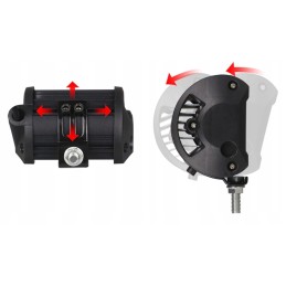 Led 60w halogen searchlight work lamp 12v 24v