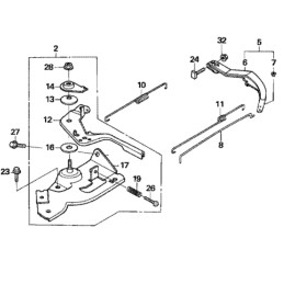 Honda gx120 regulator pret 16555 ze0 000