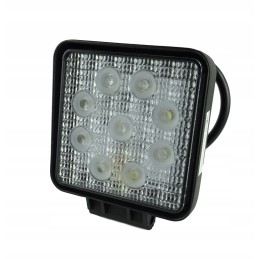 Work lamp 9x LED square aluminum 2100l