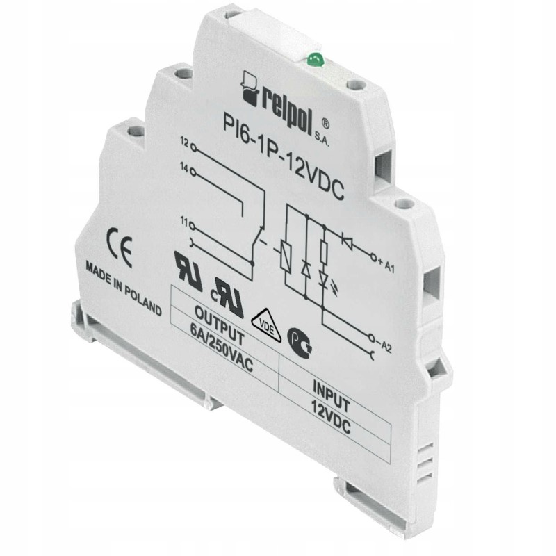 12vdc pi6 1p 12vdc interface relay
