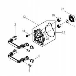 Wacker bh24 bh55 bh65 bushing 5100032401