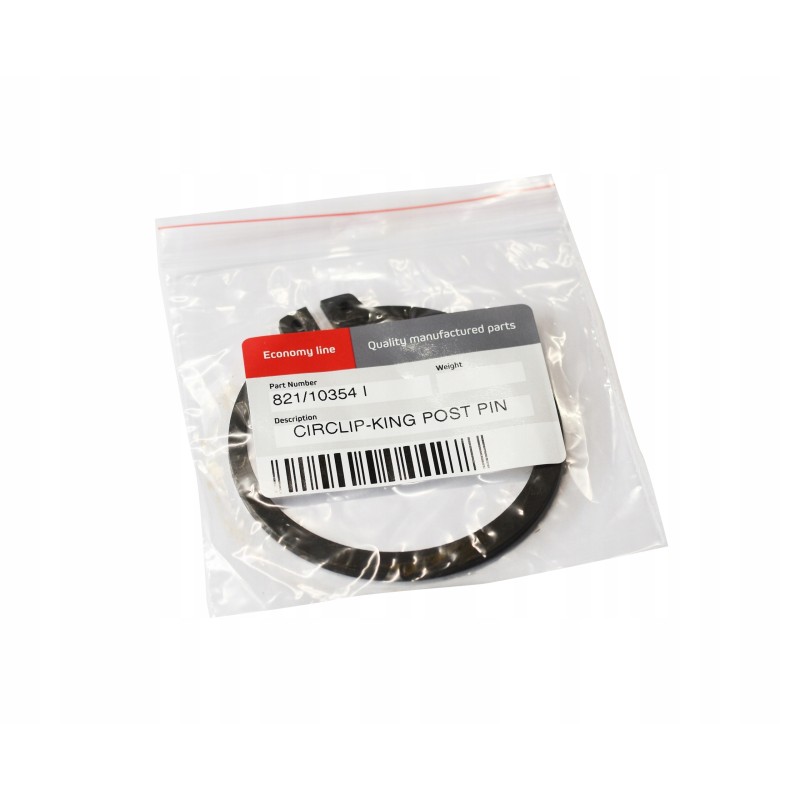 Protection of the lower pin, seger type jcb