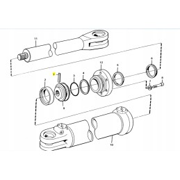 Volvo A25 securing pin 4782719