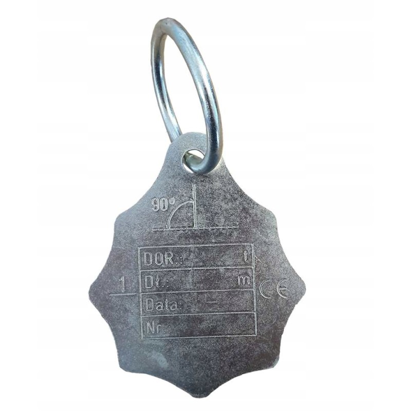 Label for single-leg chain slings