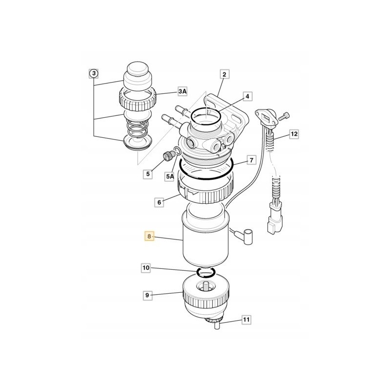 Fuel filter jcb 3cx 4cx 2007 32 925915