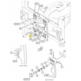Tailstock sliding pad cat 428 3164811