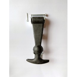 Cover holder set galvanized 125mm 16x15mm