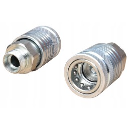 Set of quick connectors euro socket long m18 plug