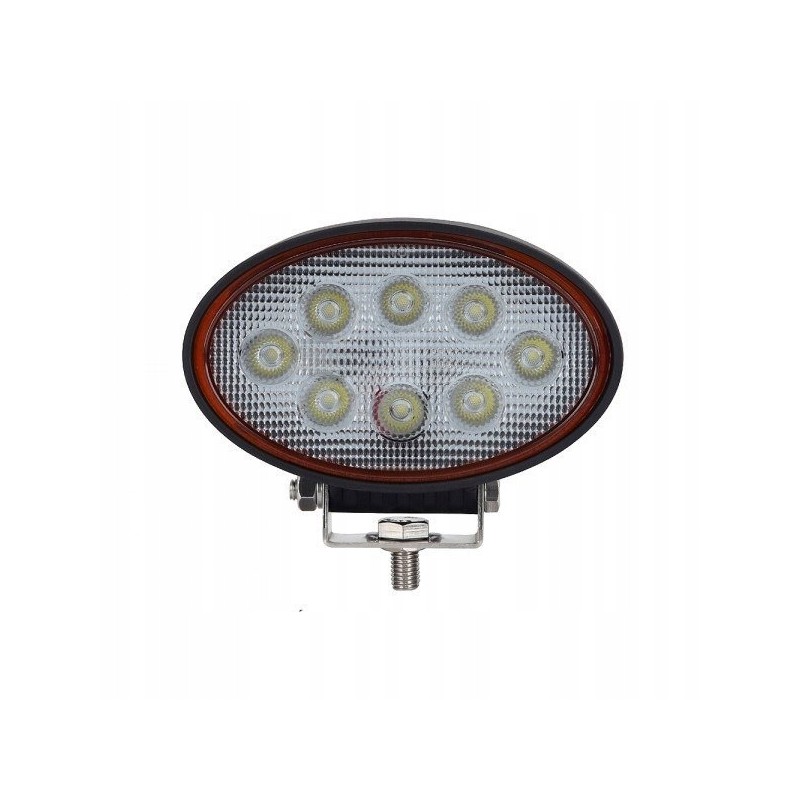 Work lamp 8LED oval flood 24W 10 30V 1680lm