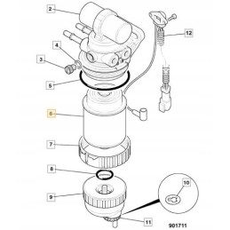 Fuel filter JCB Tier 4 Ekomax 32 925950