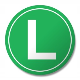 Low noise sticker adr truck l 12cm magnet