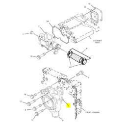 Seal for cat backhoe loader pump