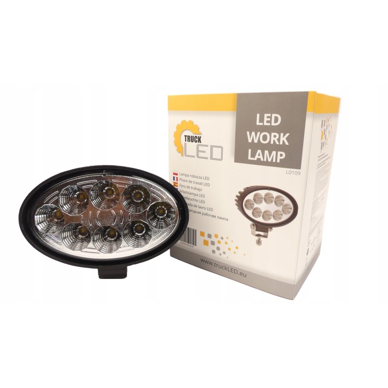 Work lamp 8 LED 24W 9 32V 1800lm halogen 4x4
