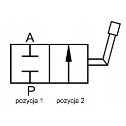 2-way hydraulic manual ball valve M18 40l