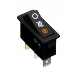 2-position switch with orange 24v LED