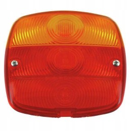 Red-orange lamp shade
