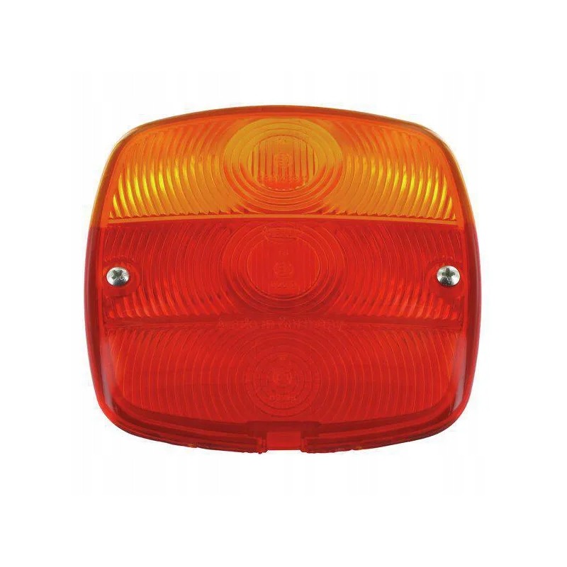 Red-orange lamp shade