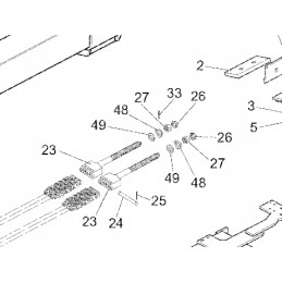 Manitou mrt telescope chain mounting pin