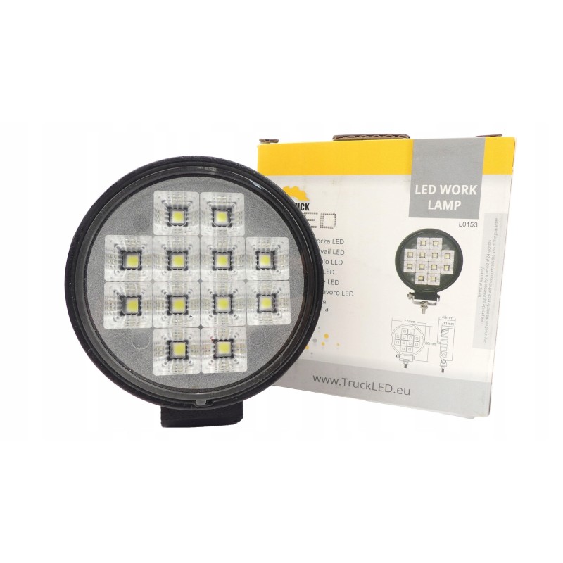 Work lamp 12LED flood switch 12 24v 1800lm