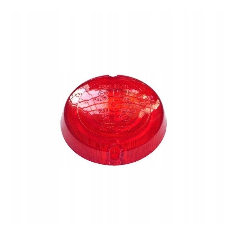 Red round merlo lampshade 050144