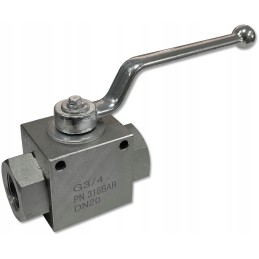 Strong 2-way hydraulic ball valve 3 4 100l