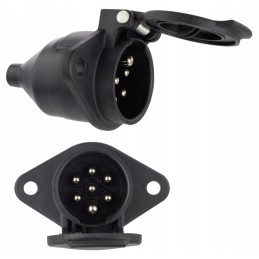 24v 7 pin socket type n semi-trailer truck trailer