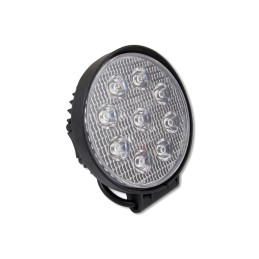 LED work lamp, focused light, 27w 12v 24v