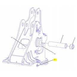 Cat 988 frame bushing 1381873