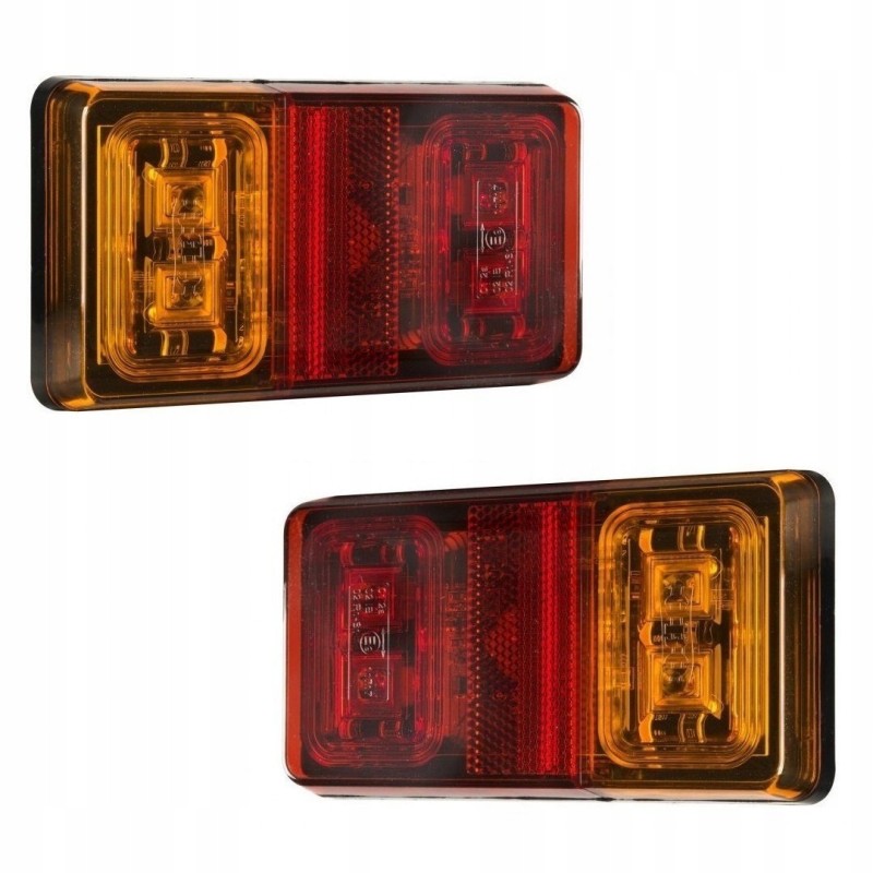 LED rear lamp set for excavator and bulldozer