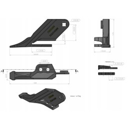 Left side tooth jcb 332 c4389
