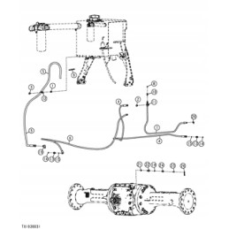 Pipe sleeve john deere 710b 710d 670c 770d 772g